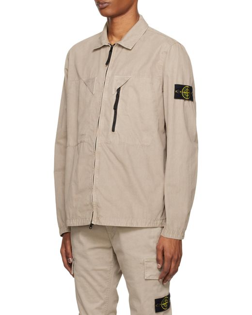 Stone Island Natural Logo Casual Jacket for men