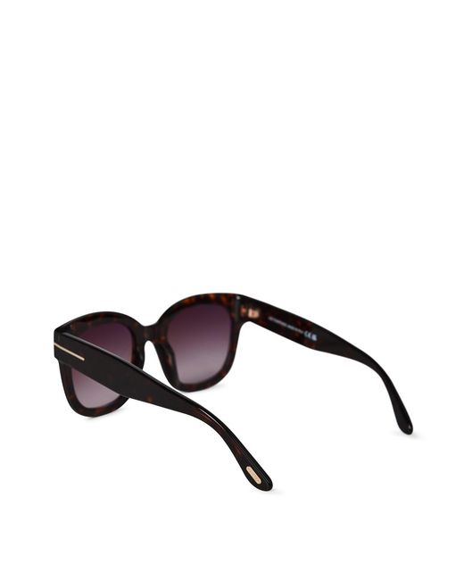 Tom Ford Metallic Square Sunglasses