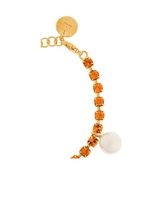Marni Metallic Embellished Charm Bracelet