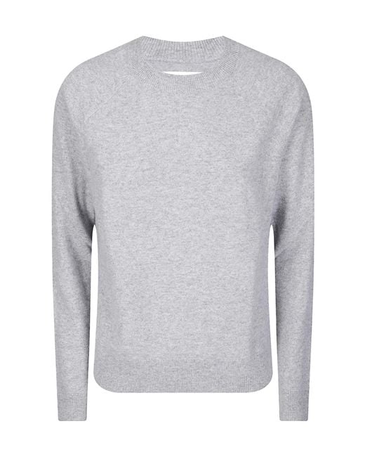 Samsøe & Samsøe Gray Crew-Neck Pullover