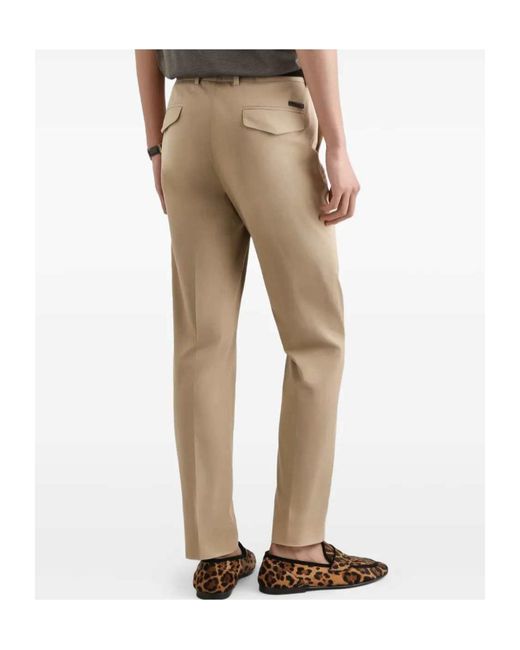 Dolce & Gabbana Natural Buttoned Trousers for men