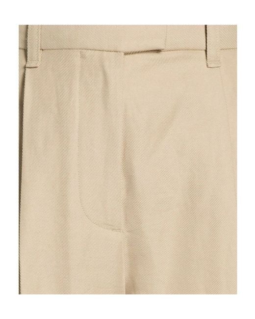 Rag & Bone Natural Minimalist Twill Tapered Trousers