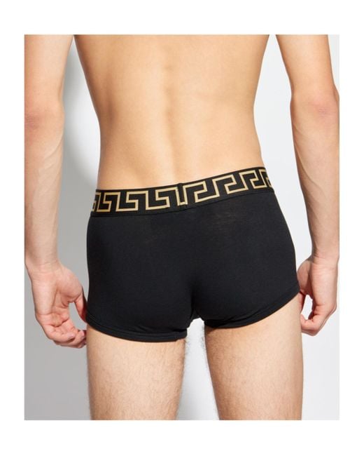 Versace Black Medusa Jacquard Pack Of Two Briefs for men