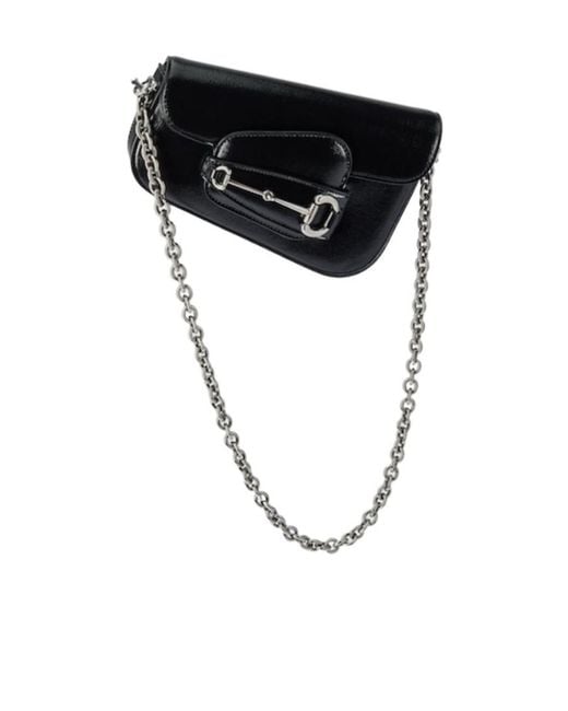 Gucci Black Horsebit 1955 Mini Shoulder Bag