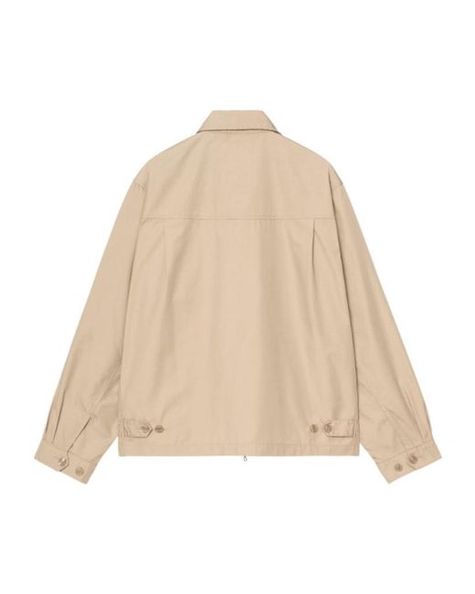 Carhartt Natural Postal Zip Overshirt Jacket for men