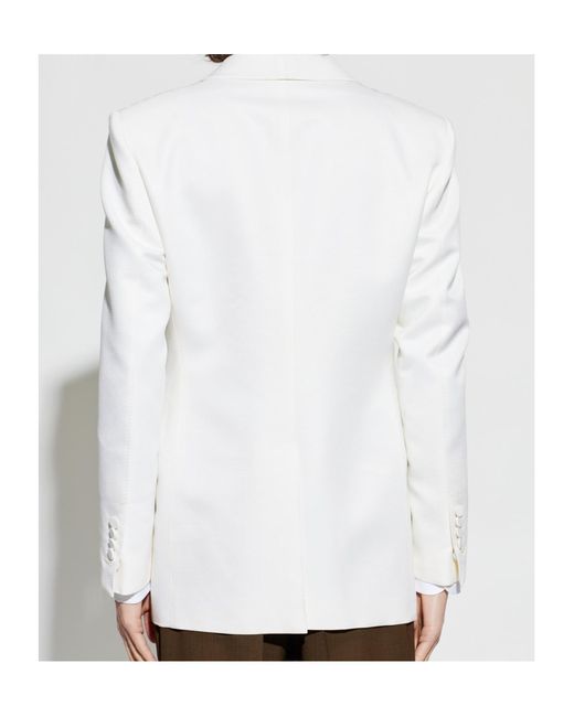 Tom Ford White Single-Breasted Blazer for men