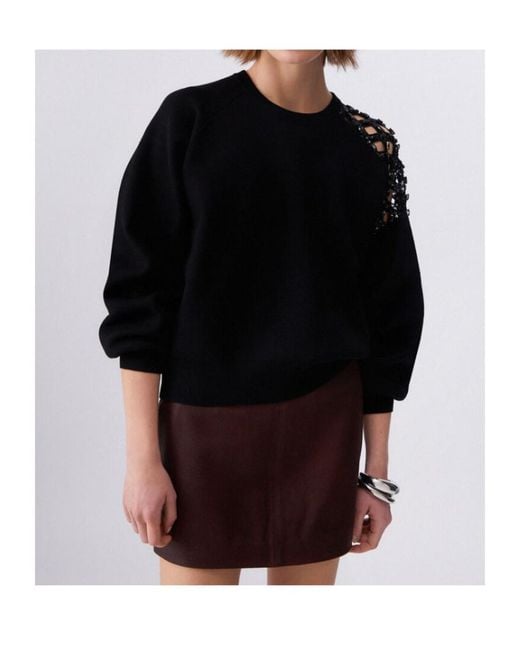 Liu Jo Blue Crew-Neck Sweater