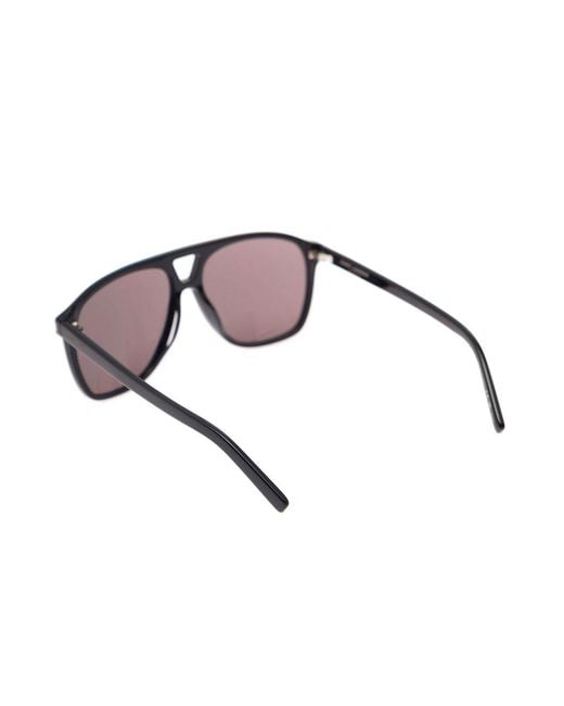 Saint Laurent Metallic Eyewear Aviator Sunglasses for men