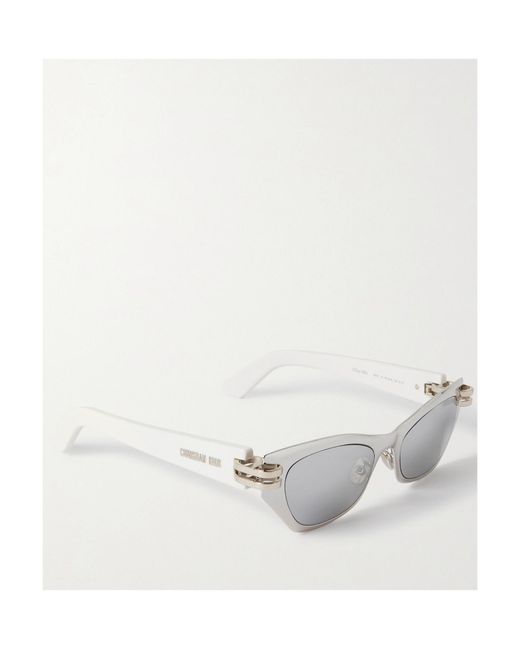 Dior White Logo Sunglasses