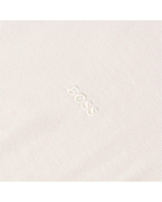 Boss White Baldebert E Turtle Neck Jumper for men