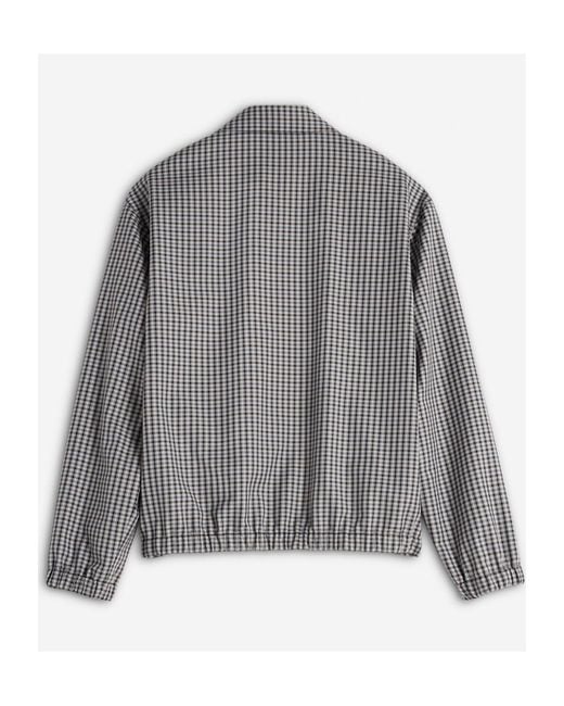 Maison Kitsuné Gray Maison Kitsuné Fox-Head Patch Zipped Jacket