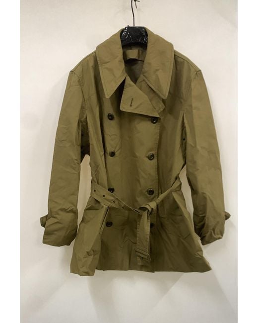 Lemaire Natural Cropped Trench Coat