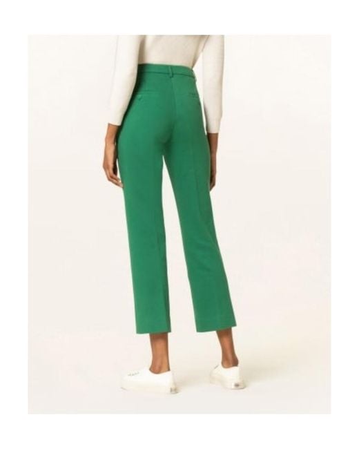 Weekend by Maxmara Green Logo Casual Pants
