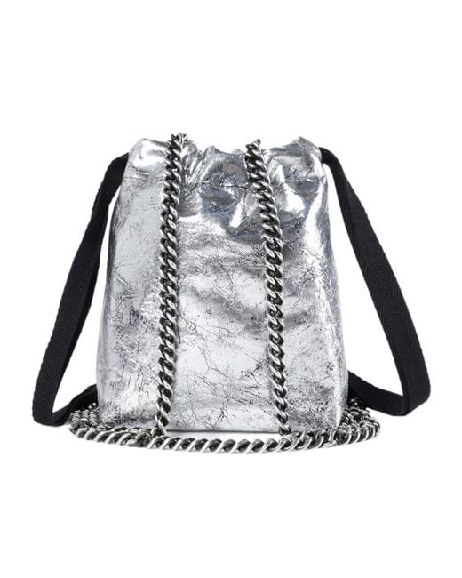 Ann Demeulemeester Multicolor Gael Drawstring Chain Mini Bag