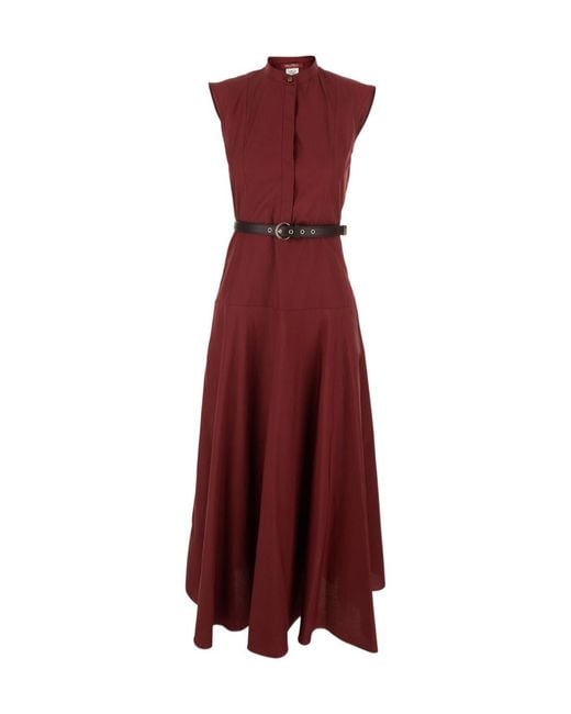 Max Mara Red Dress, Cotton