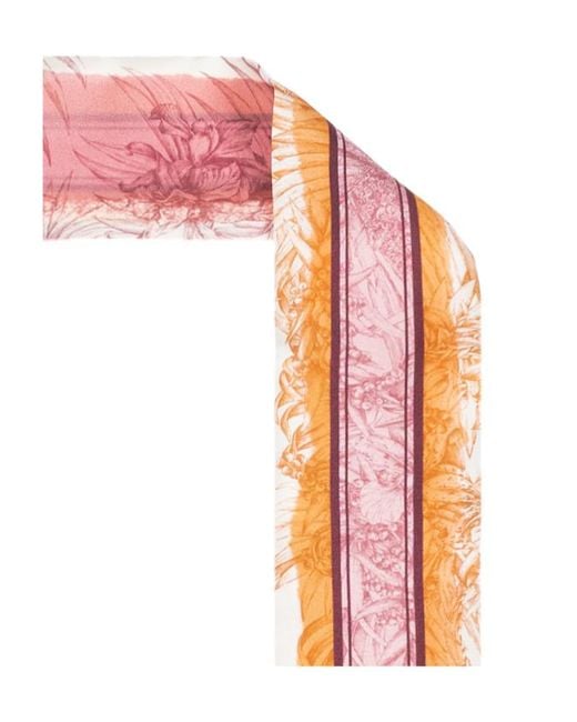 Ferragamo White Ferragamo Gravure Printed Bandeau