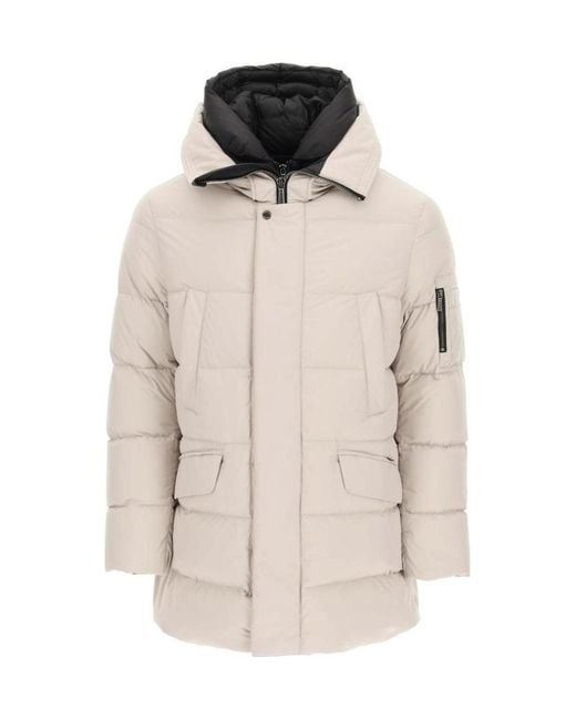 Moorer Natural Pocket Down Jacket for men