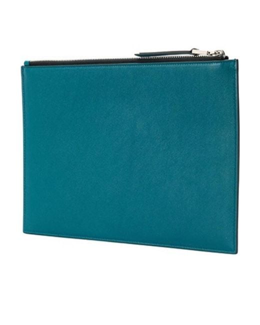 Givenchy Blue Perforated Logo Handbag