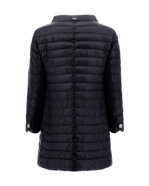 Herno Blue Rossella Quilted Coat