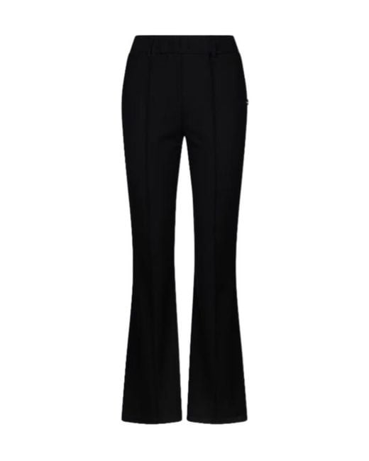 Liu Jo Black Milanese Appliqué Flared Trousers