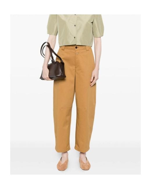 Closed Multicolor Romi Diagonal-Pockets Trousers