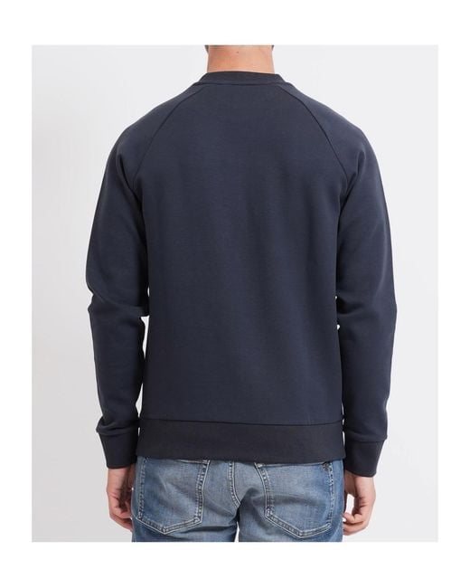 Boss Blue Long-Sleeve Sweatshirt for men