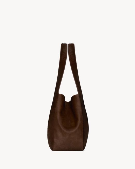 Saint Laurent Brown Le 5 À 7 Bea Tote Bag