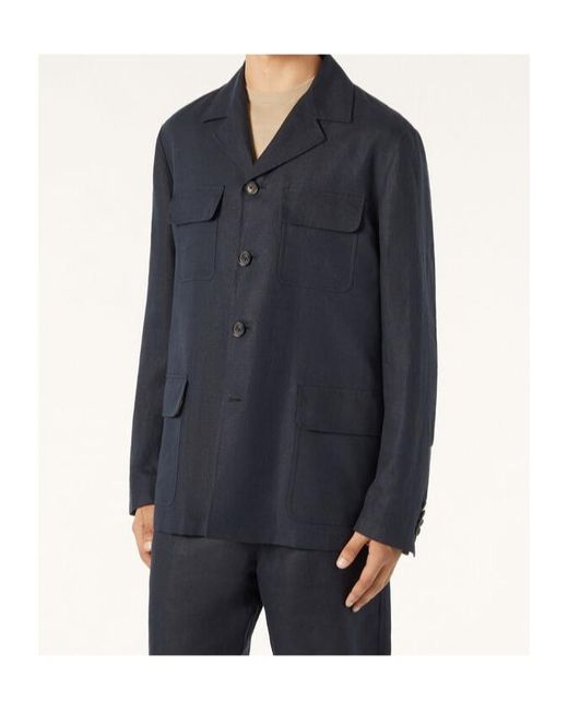 Loro Piana Blue Dover Jacket for men