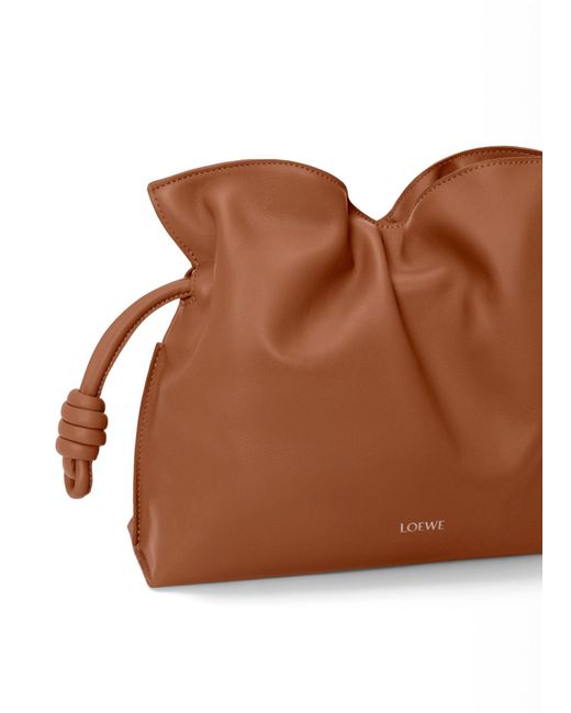 Loewe Brown Medium Flamenco Clutch