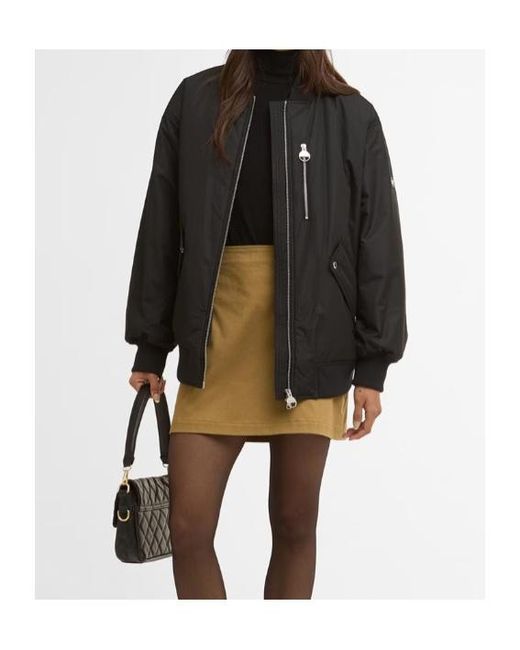 Barbour Black Long-Sleeved Casual Jacket