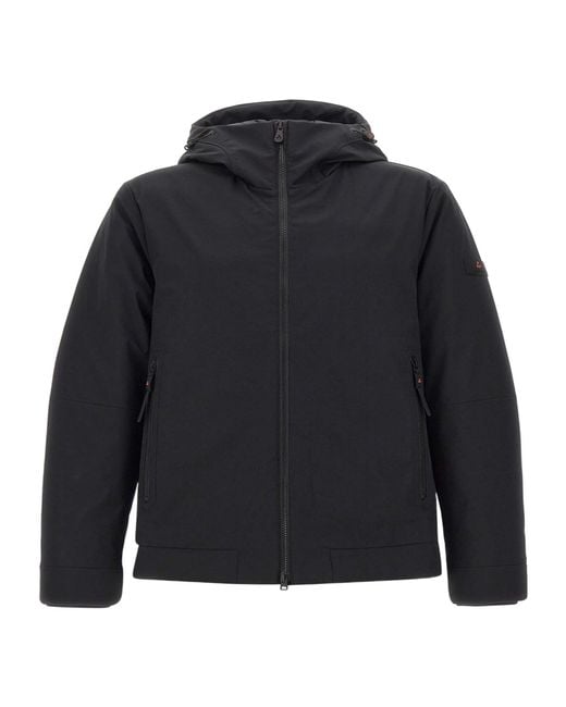Peuterey Blue Loge Srtr Hooded Performance Jacket for men
