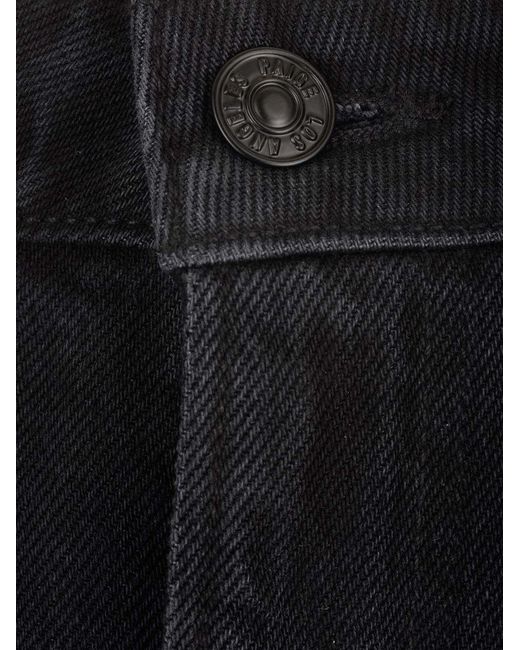 PAIGE Black Siren Denim Skirt
