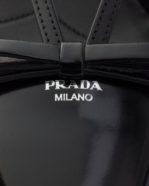 Prada Multicolor Brushed-Leather Slingback Pumps