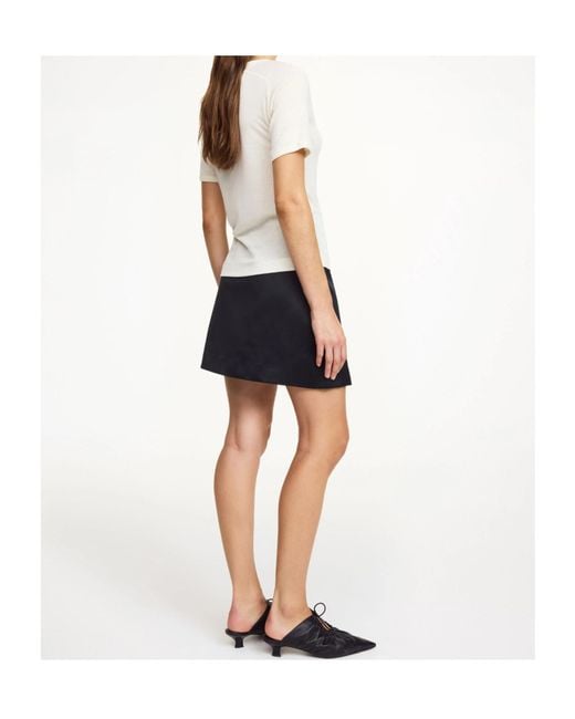 By Malene Birger Blue Raye Asymmetric Mini Skirt