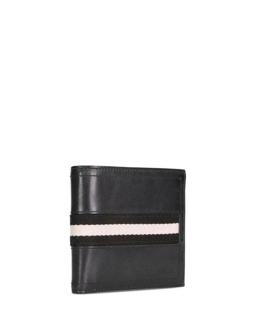 Bally Black Logo Wallet