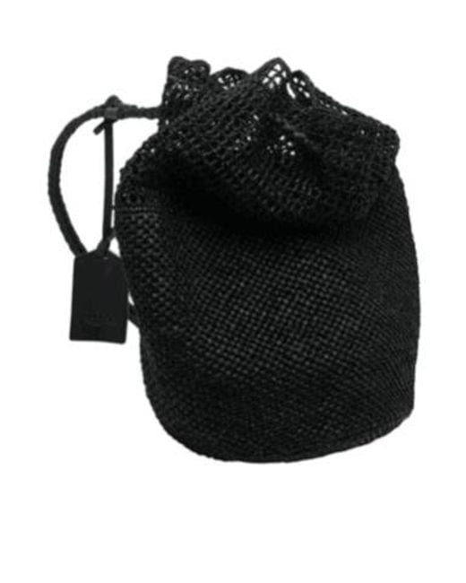 IBELIV Black Sail Drawstring Bucket Bag