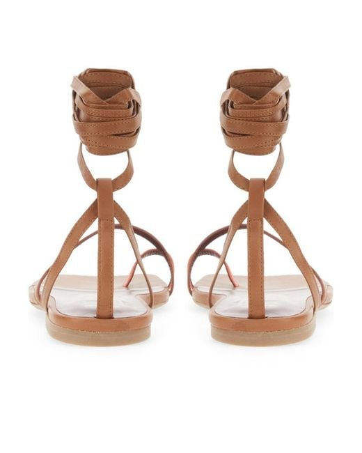 Staud Brown Nicola Gladiator Sandal