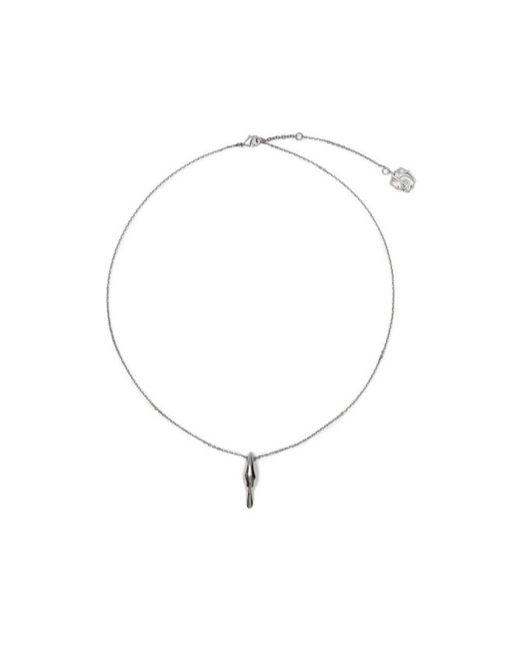 Burberry White Duck Necklace