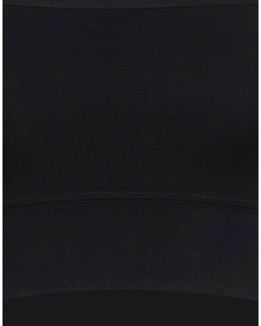 Rick Owens Black Simple Solid Stretch Tube Top