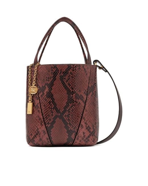 Chloé Brown Chloé Small Spin Tote Bag