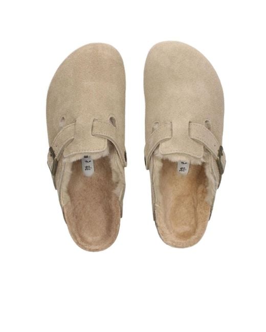 Birkenstock Gray Round Head Muller Shoes