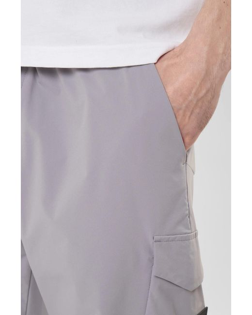 Boss Gray Boss Drawstring Tapered-Fit Pants for men
