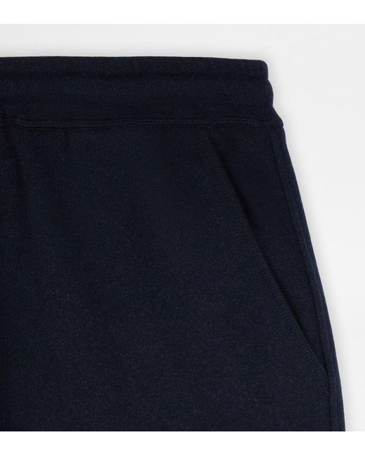 Tod's Blue Cashmere-Blend Jersey Jogging Pants for men