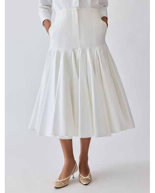 Jacquemus White The Agave Skirt