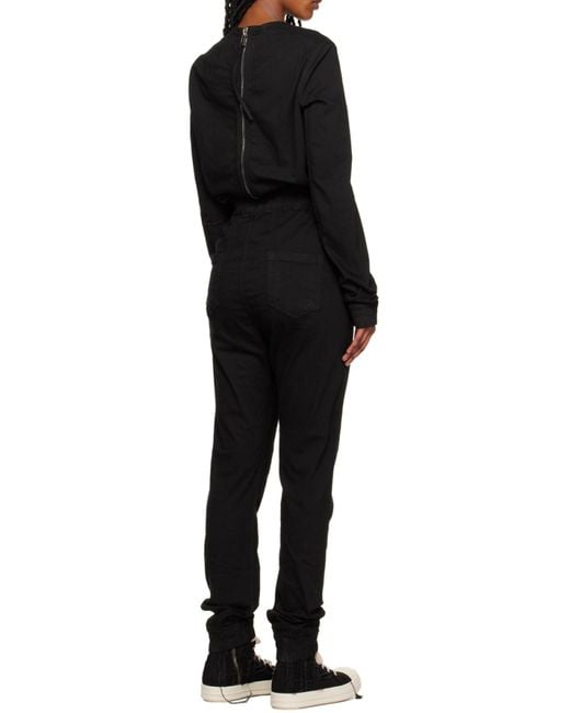 Rick Owens Black Eclipse Bodybag One Length Bodysuit