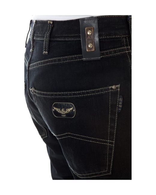 Armani Jeans Black Logo Jeans for men