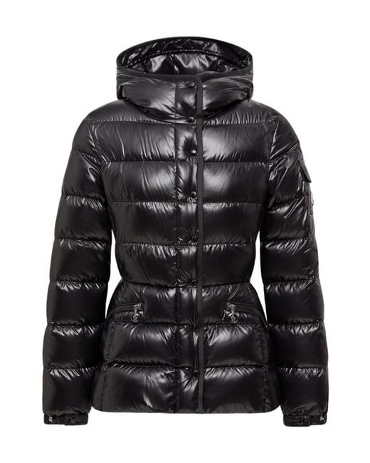 Moncler Black Barante Hooded Short Down Jacket
