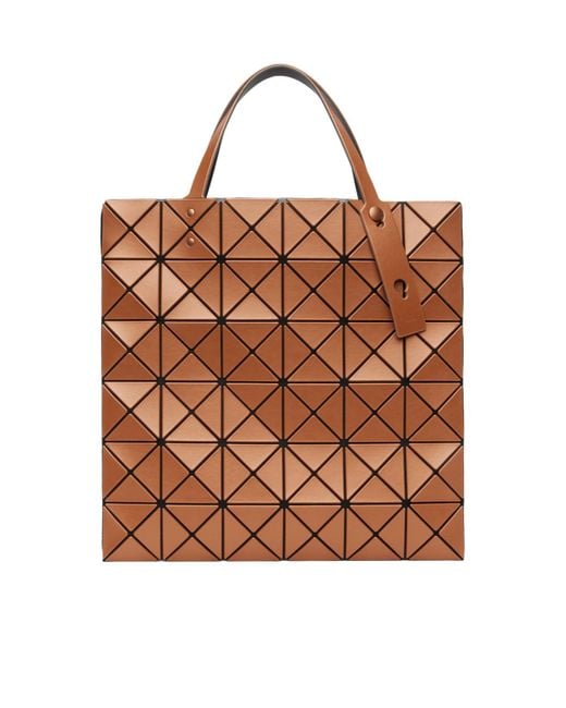 Issey Miyake Brown Lucent Metallic Tote Bag