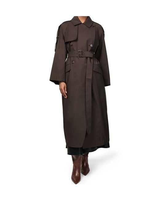 Max Mara Brown Long Trench Coat