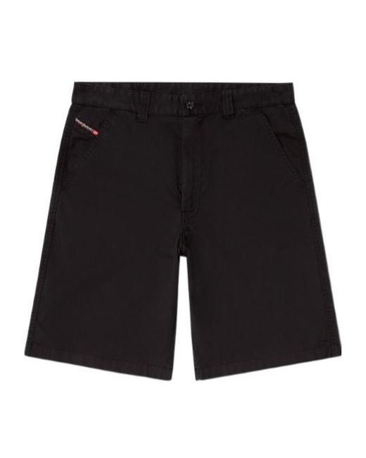 DIESEL Black P-Hant Chino Shorts for men